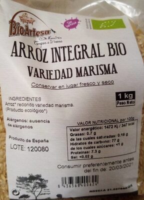 Arroz integral Bio