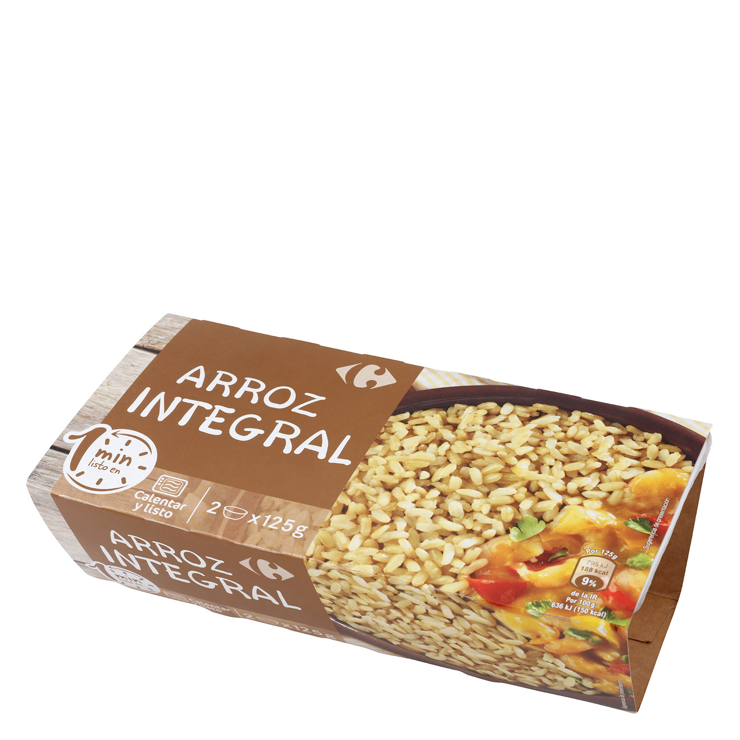 Arroz integral vasitos microondas