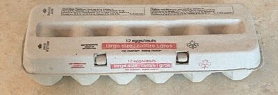12 Large Chicken Eggs.