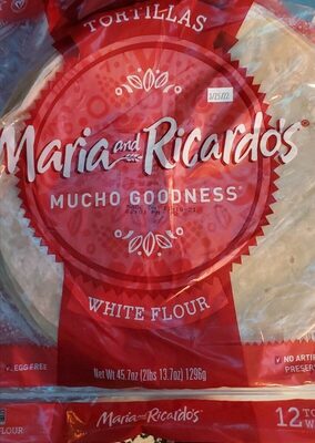 12" White Flour Tortilla