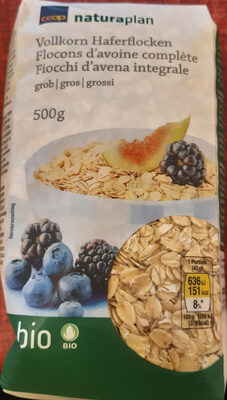 BIO Vollkorn Haferflocken Grob