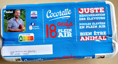 18 Oeufs Plein Air