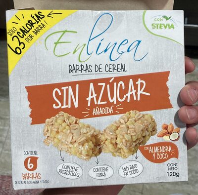 Barra de Cereal con Almendra y Coco