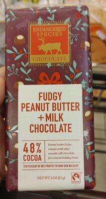48% Milk Chocolate + Fudgy Peanut Butter (Holiday Caribou)