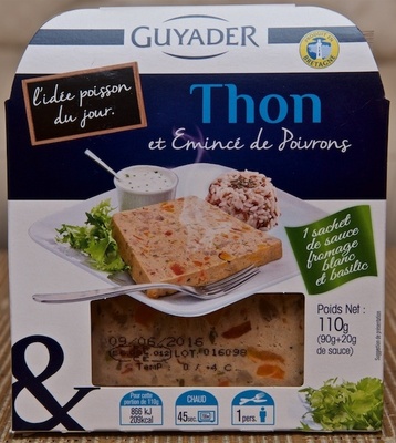 &quot;L'idée Poisson du Jour&quot; : Thon et Emincé de Poivrons