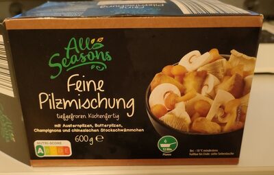 ALDI ALL SEASONS Tk- PILZE Feine Pilzmischung 600g 3.99€ 1kg 6.65€