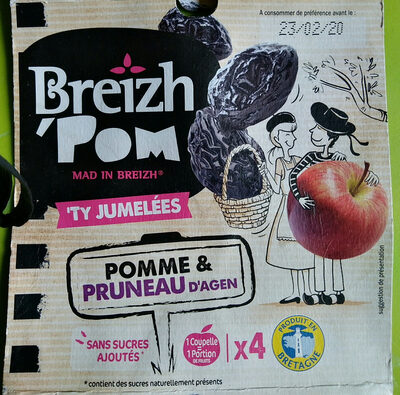'Ty jumelées, Pomme & pruneau d'agen
